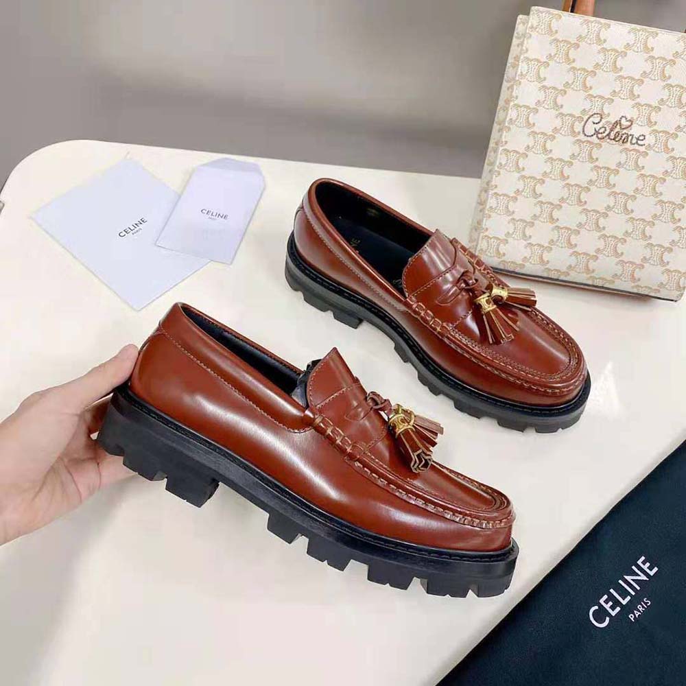 Celine Women Margaret Loafer with Tassels in Polished Bull - image 5