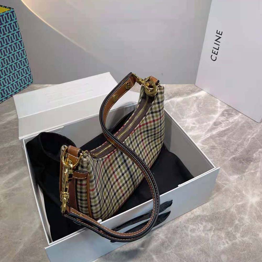 Celine Women Medium Strap Ava Bag in Textile and Calfskin - image 2