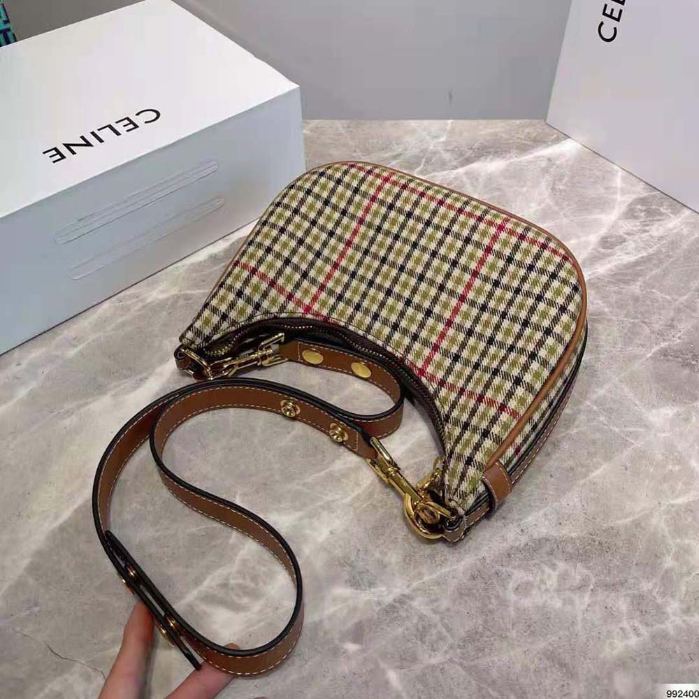 Celine Women Medium Strap Ava Bag in Textile and Calfskin - image 4
