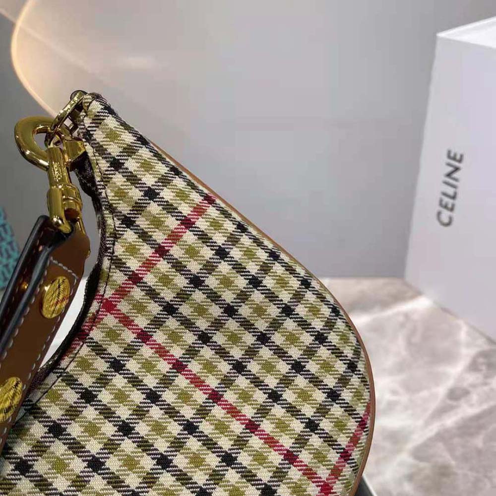 Celine Women Medium Strap Ava Bag in Textile and Calfskin - image 7