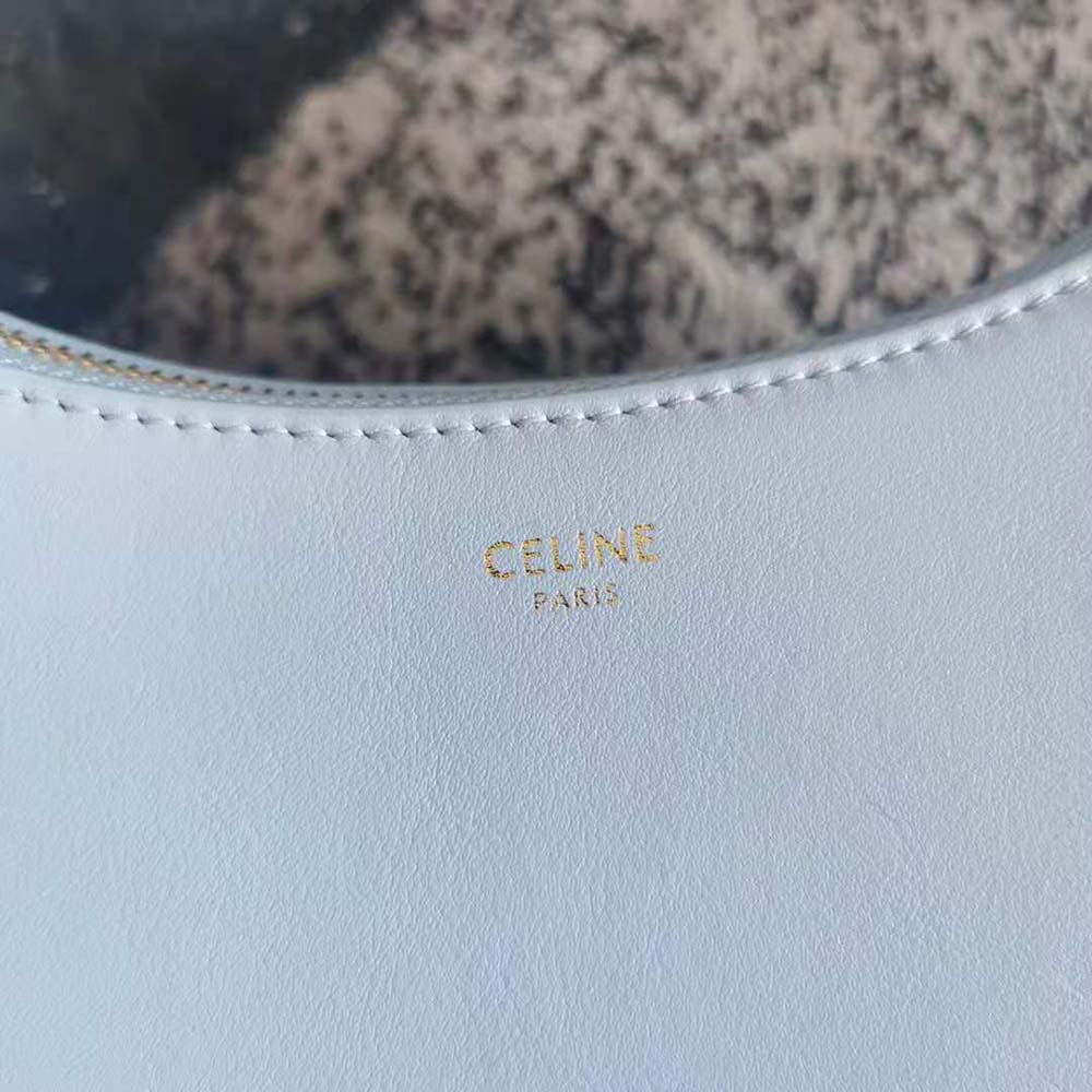 Celine Women Medium Strap Ava bag in Smooth Calfskin-Blue - image 9