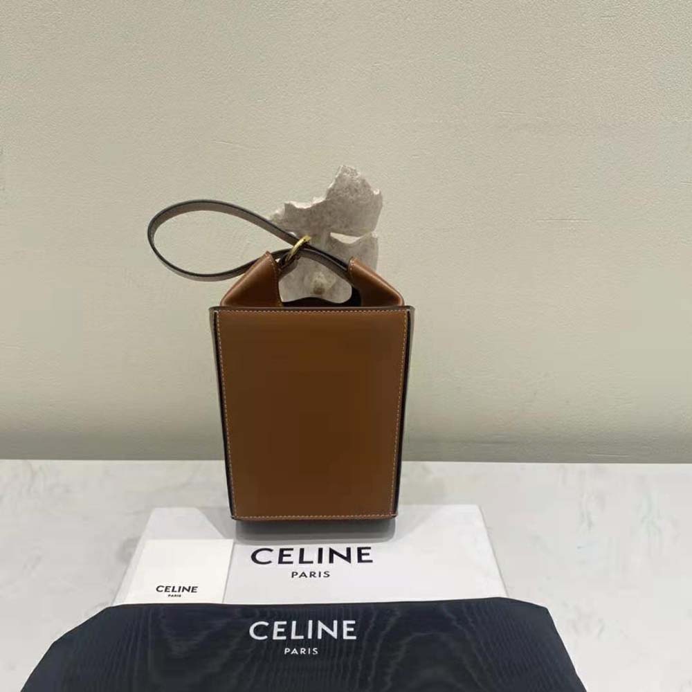 Celine Women Strap Box in Smooth Calfskin-Tan - image 2