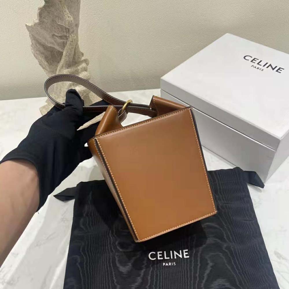 Celine Women Strap Box in Smooth Calfskin-Tan - image 3