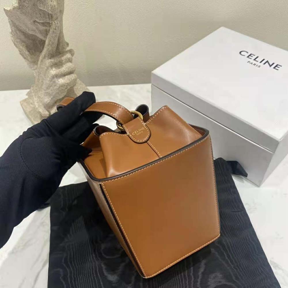 Celine Women Strap Box in Smooth Calfskin-Tan - image 4