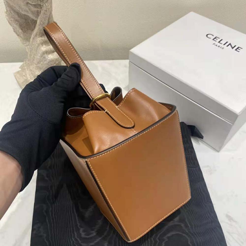 Celine Women Strap Box in Smooth Calfskin-Tan - image 5
