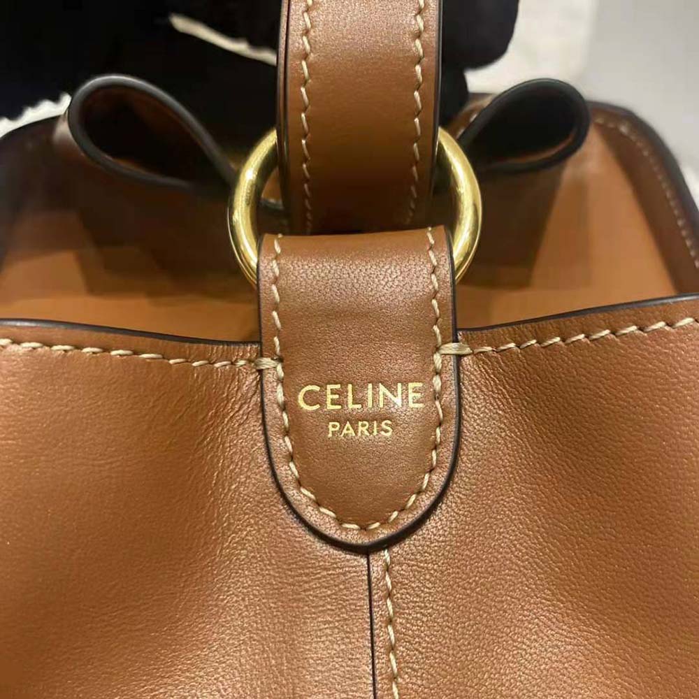 Celine Women Strap Box in Smooth Calfskin-Tan - image 9