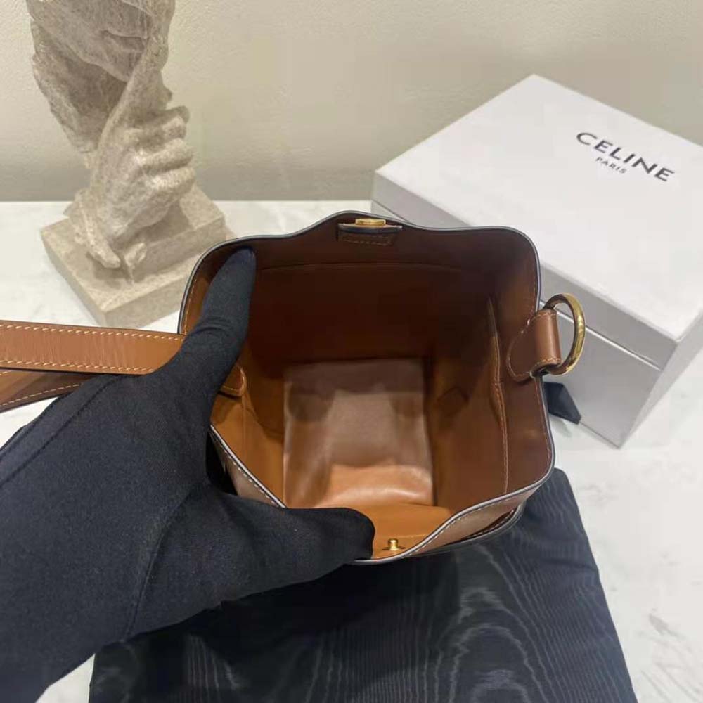 Celine Women Strap Box in Smooth Calfskin-Tan - image 8