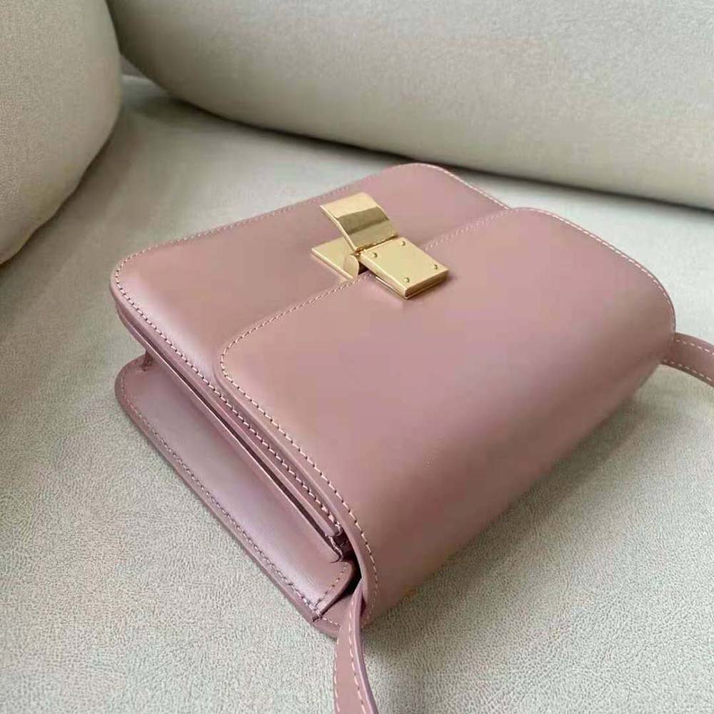 Celine Women Teen Classic Bag in Box Calfskin-Pink - image 3