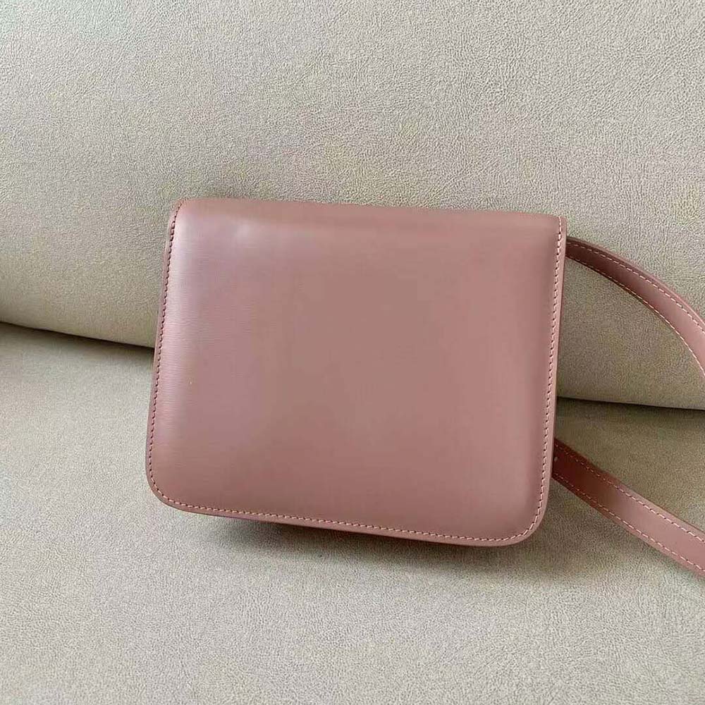Celine Women Teen Classic Bag in Box Calfskin-Pink - image 4