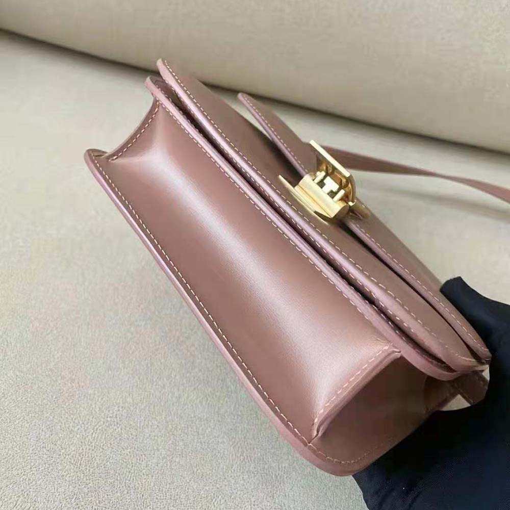 Celine Women Teen Classic Bag in Box Calfskin-Pink - image 5