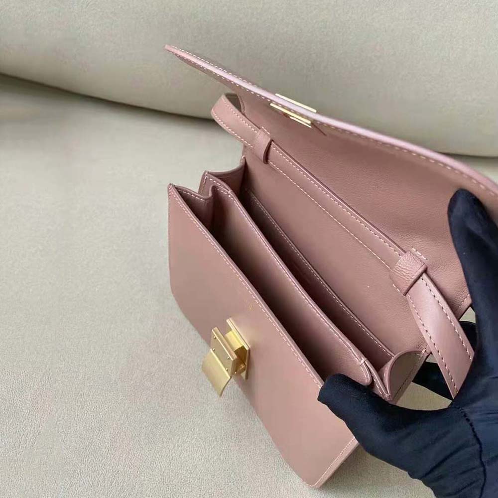 Celine Women Teen Classic Bag in Box Calfskin-Pink - image 6