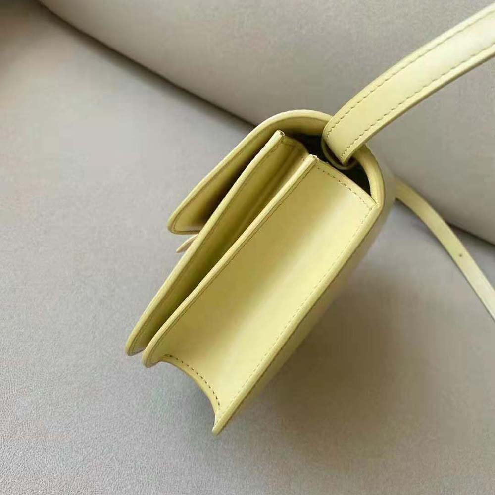 Celine Women Teen Classic Bag in Box Calfskin-Yellow - image 4