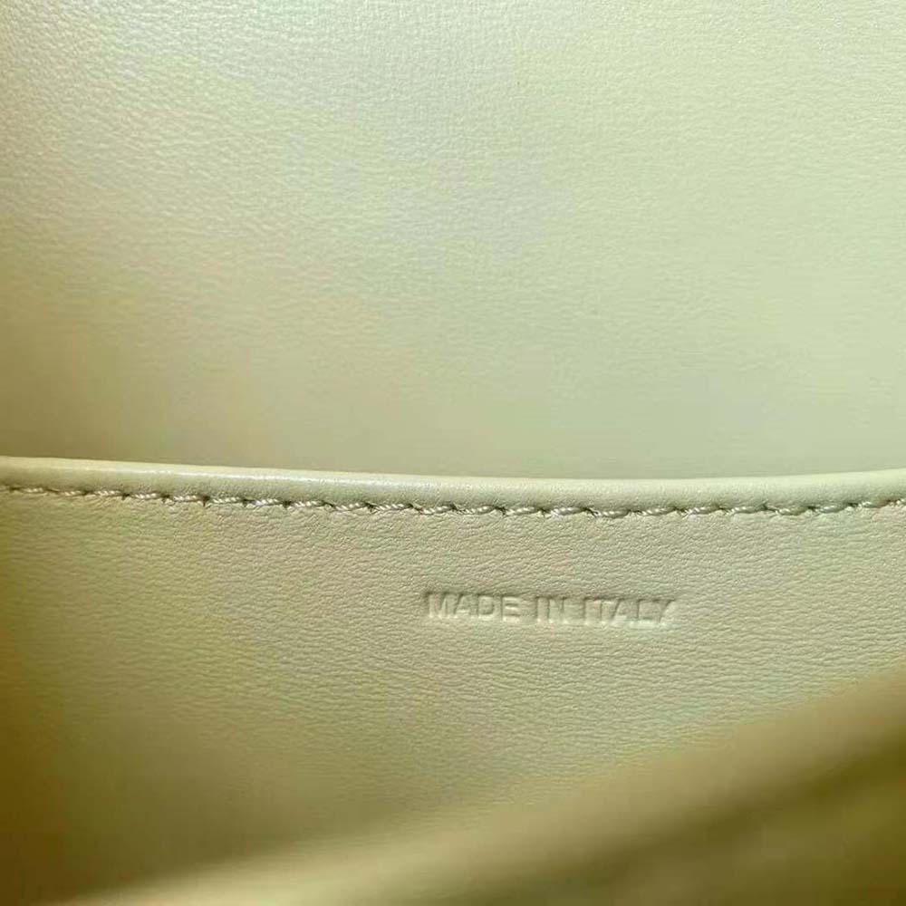 Celine Women Teen Classic Bag in Box Calfskin-Yellow - image 9