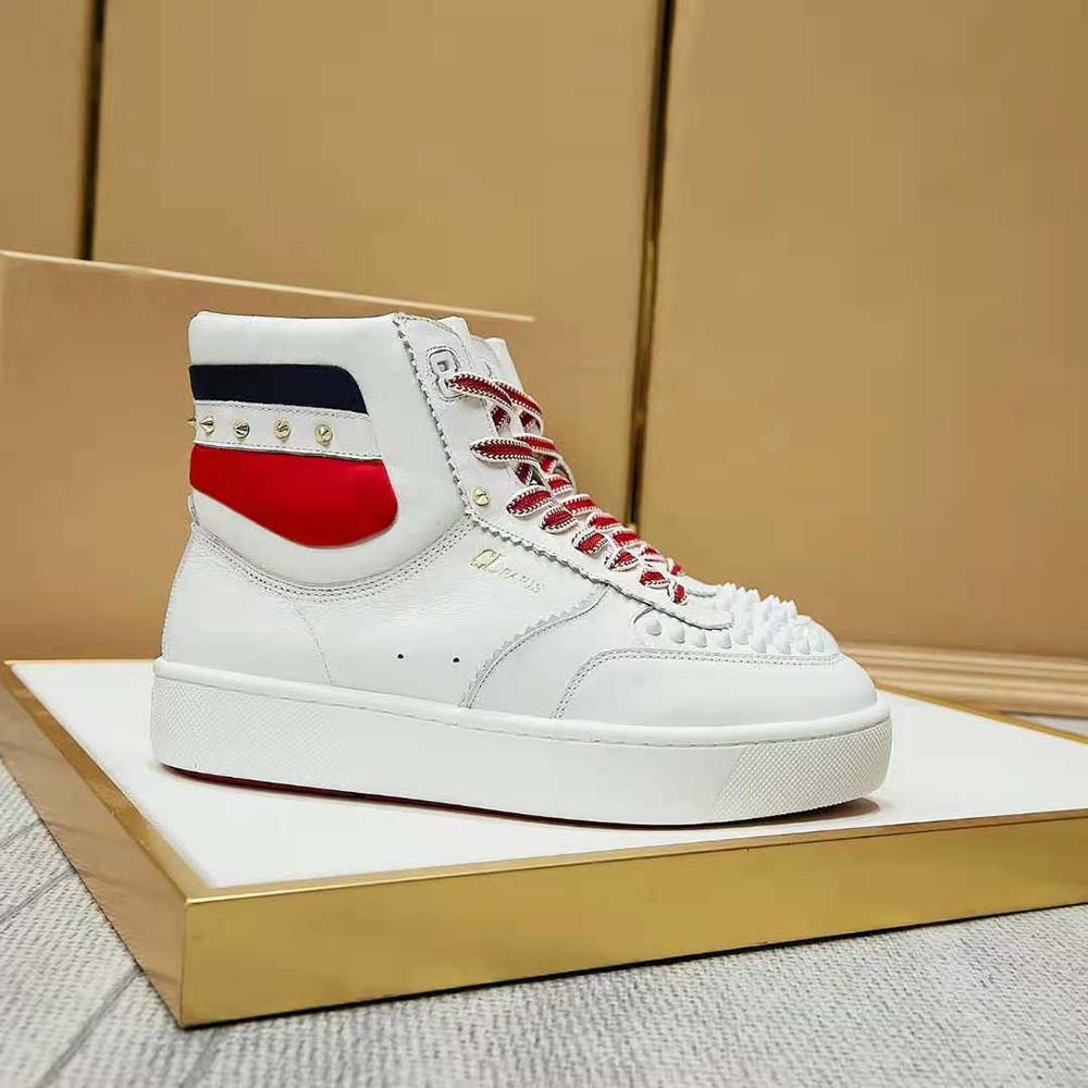 Christian Louboutin Women Top Rui Spikes Flat Tennis-inspired Sneaker - image 9