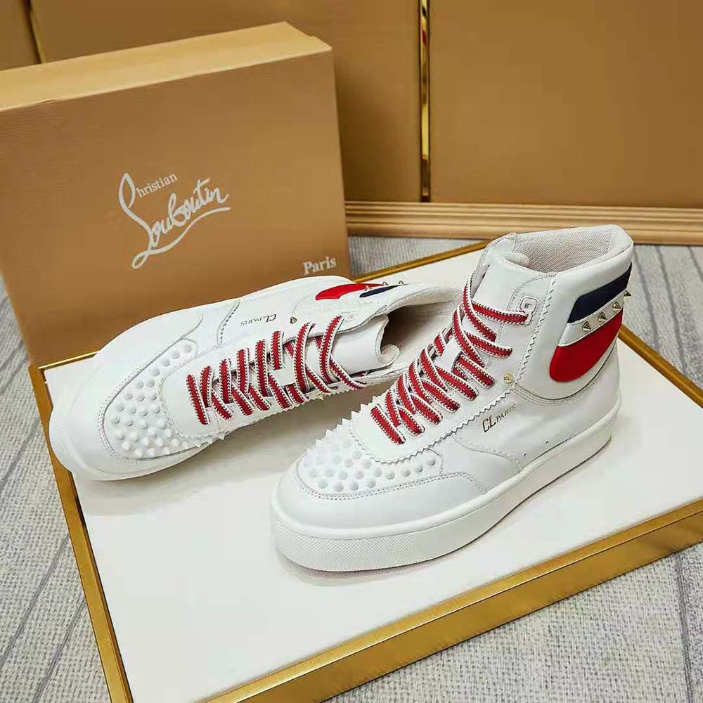 Christian Louboutin Women Top Rui Spikes Flat Tennis-inspired Sneaker - image 4