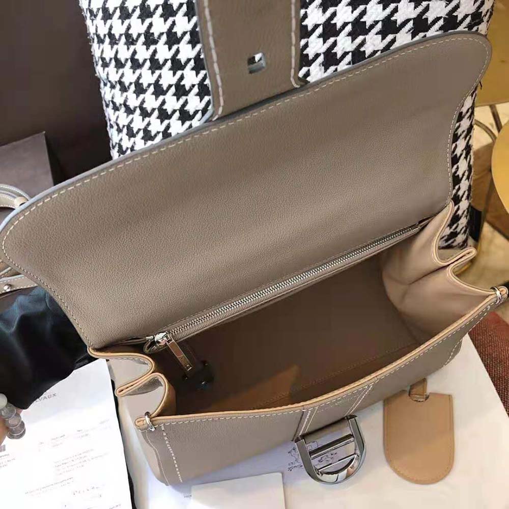 Delvaux Women Brillant MM Surpique in Rodeo Calf-Brown - image 7