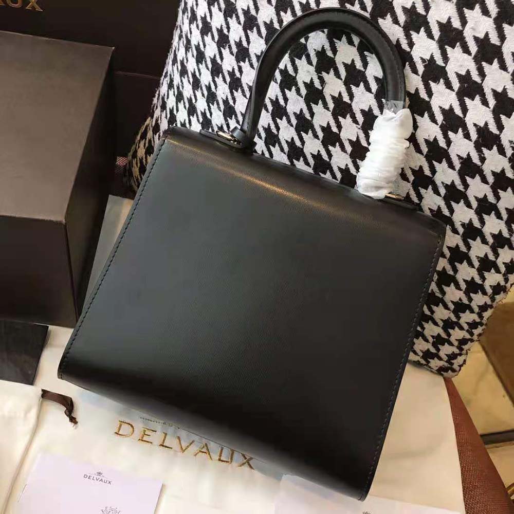 Delvaux Women Brillant Mini in Box Calf-Black - image 4