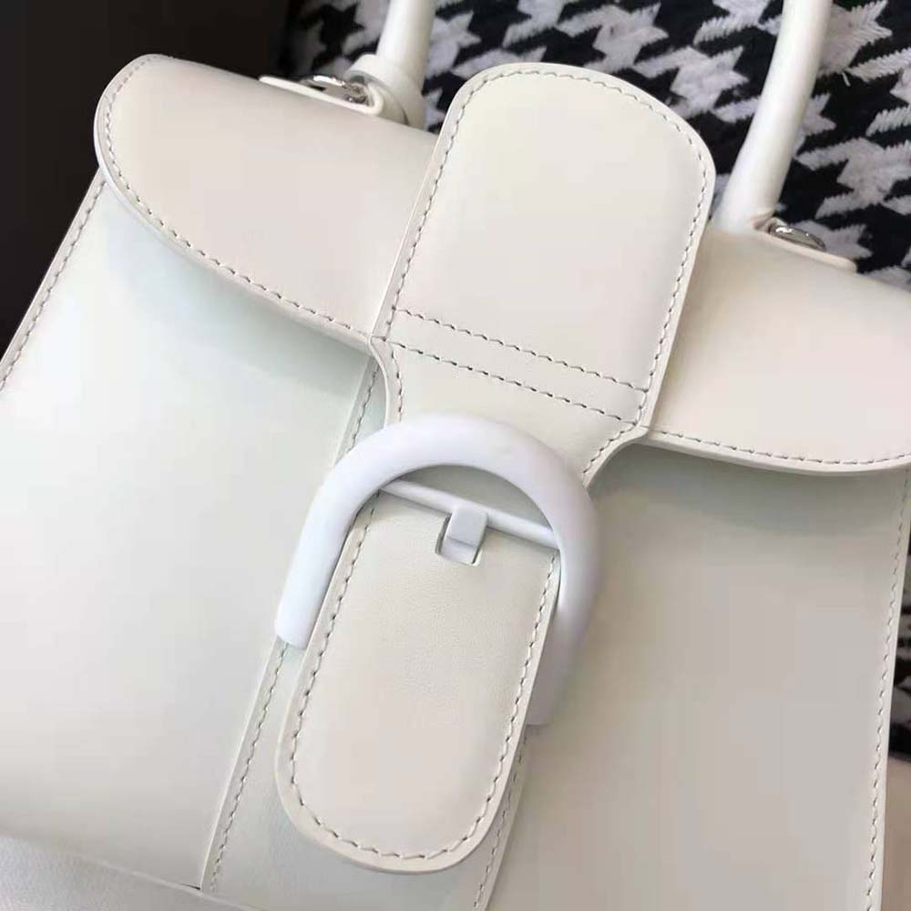 Delvaux Women Brillant Mini in Box Calf-White - image 8