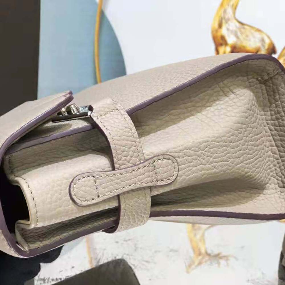 Delvaux Women Tempete PM in Crispy Calf-Beige - image 5