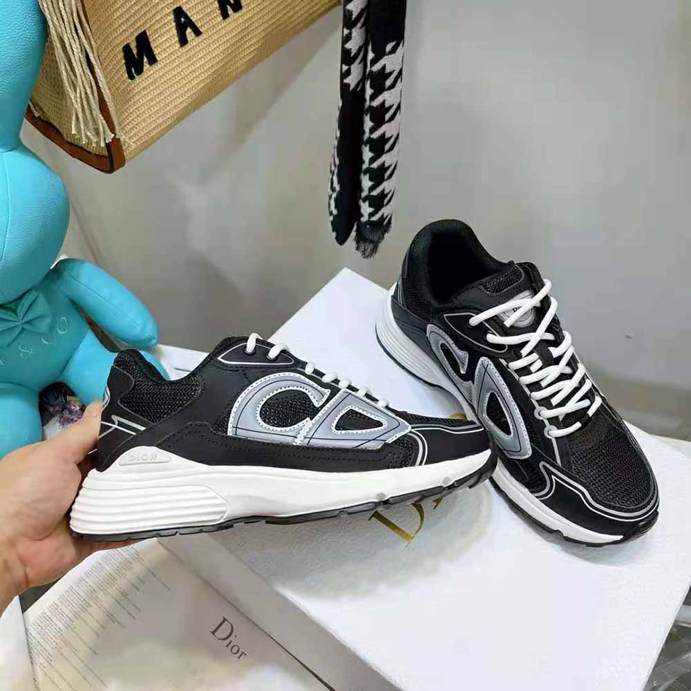 Dior Men B30 Sneaker Black Mesh and Technical Fabric - image 6