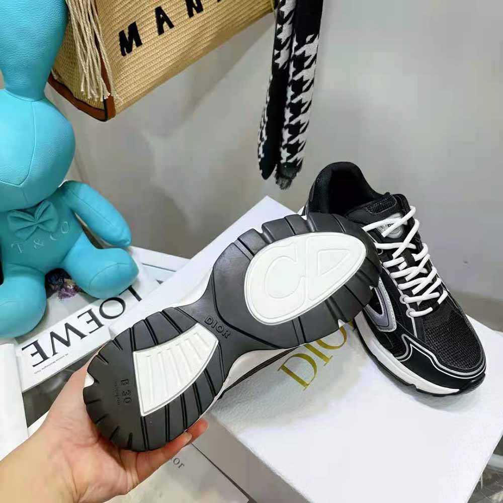 Dior Men B30 Sneaker Black Mesh and Technical Fabric - image 7