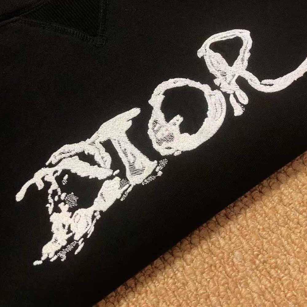 Dior Men Peter Doig Hooded Sweatshirt Black Cotton Fleece - image 7