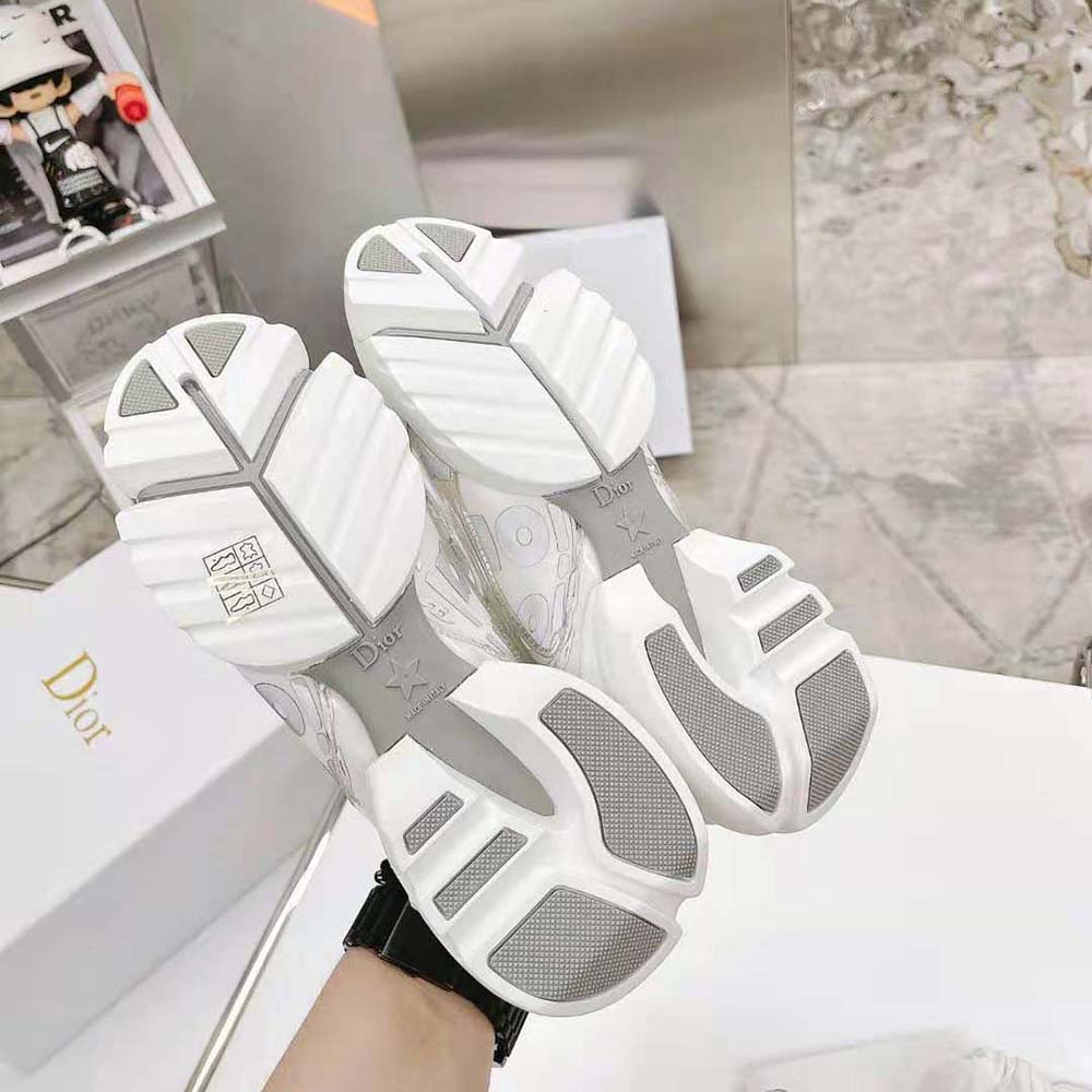 Dior Women D-connect Sneaker White Dior Spatial Printed Reflective Technical Fabric - image 9