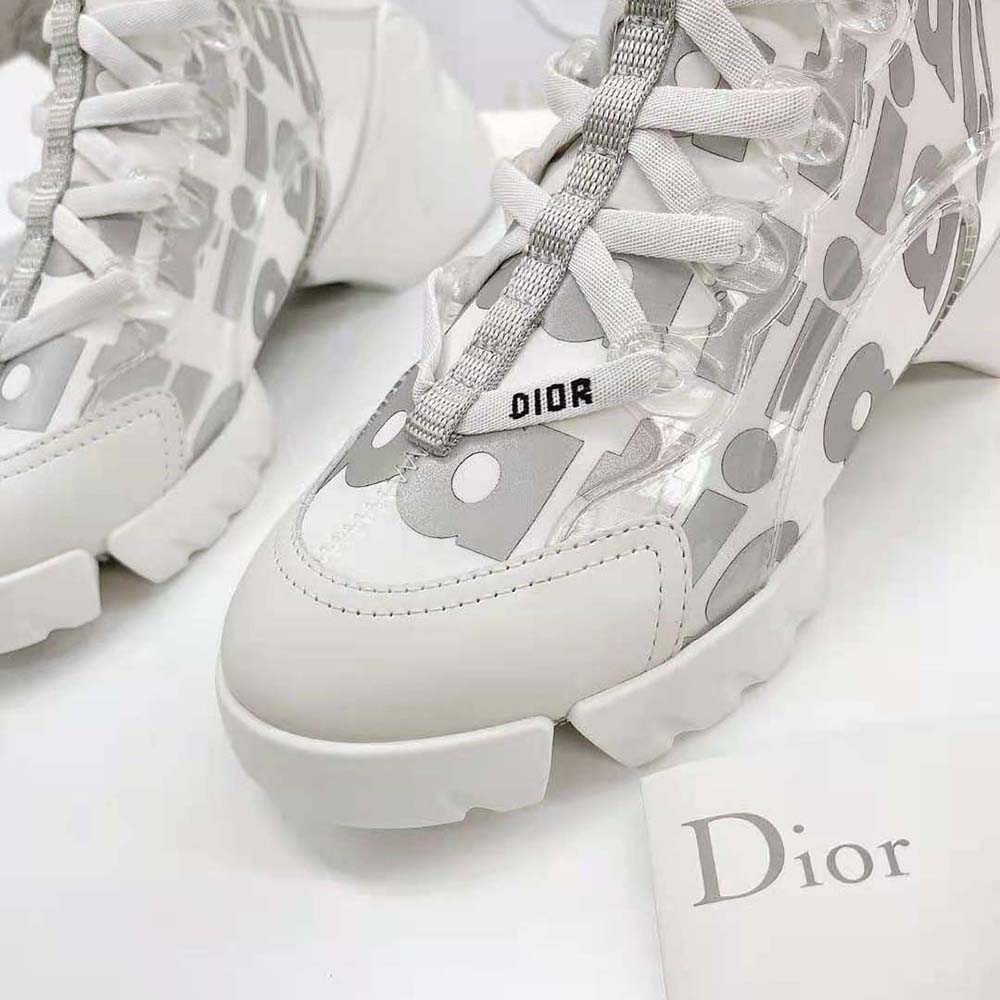 Dior Women D-connect Sneaker White Dior Spatial Printed Reflective Technical Fabric - image 8