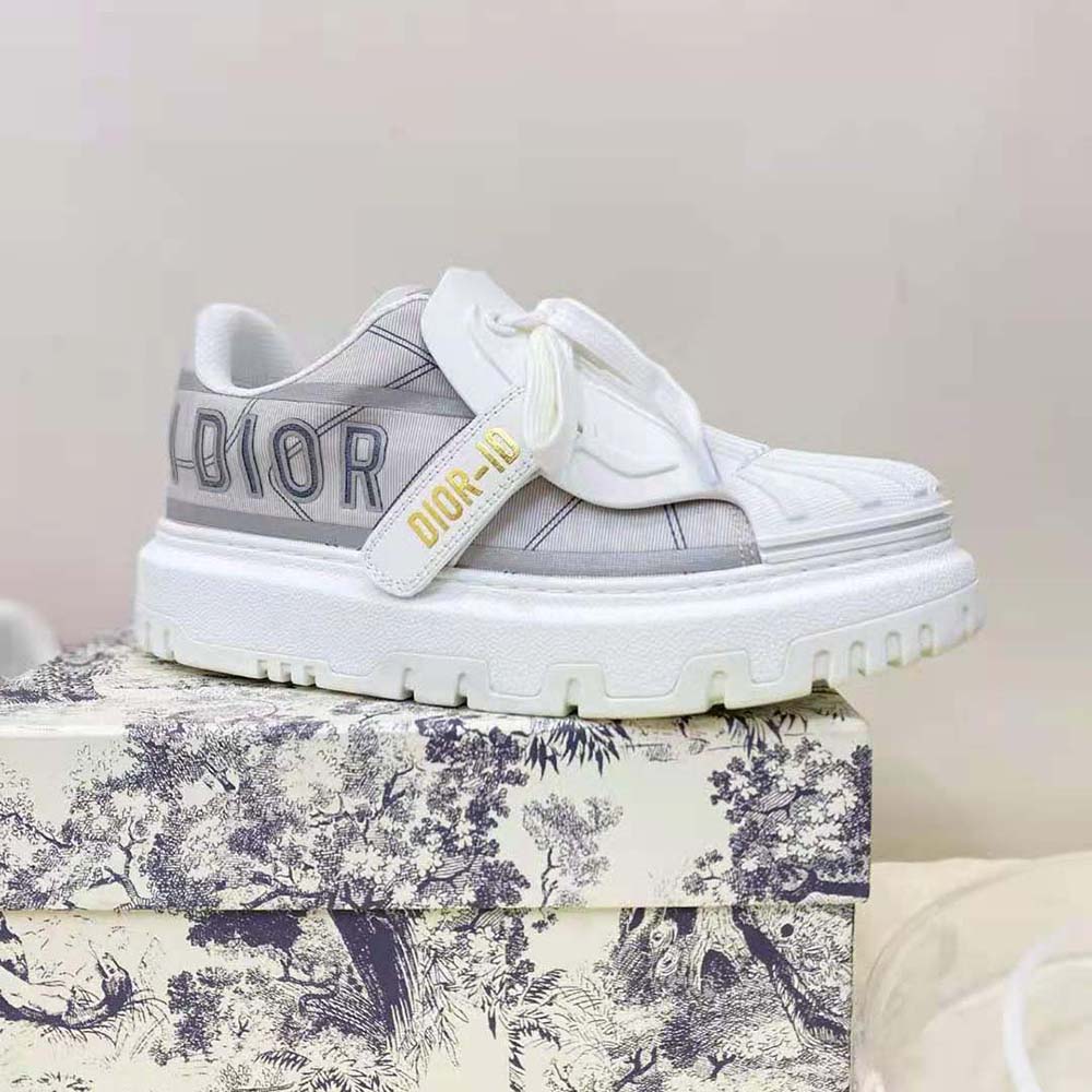 Dior Women Dior-id Sneaker Gray Reflective Technical Fabric - image 5