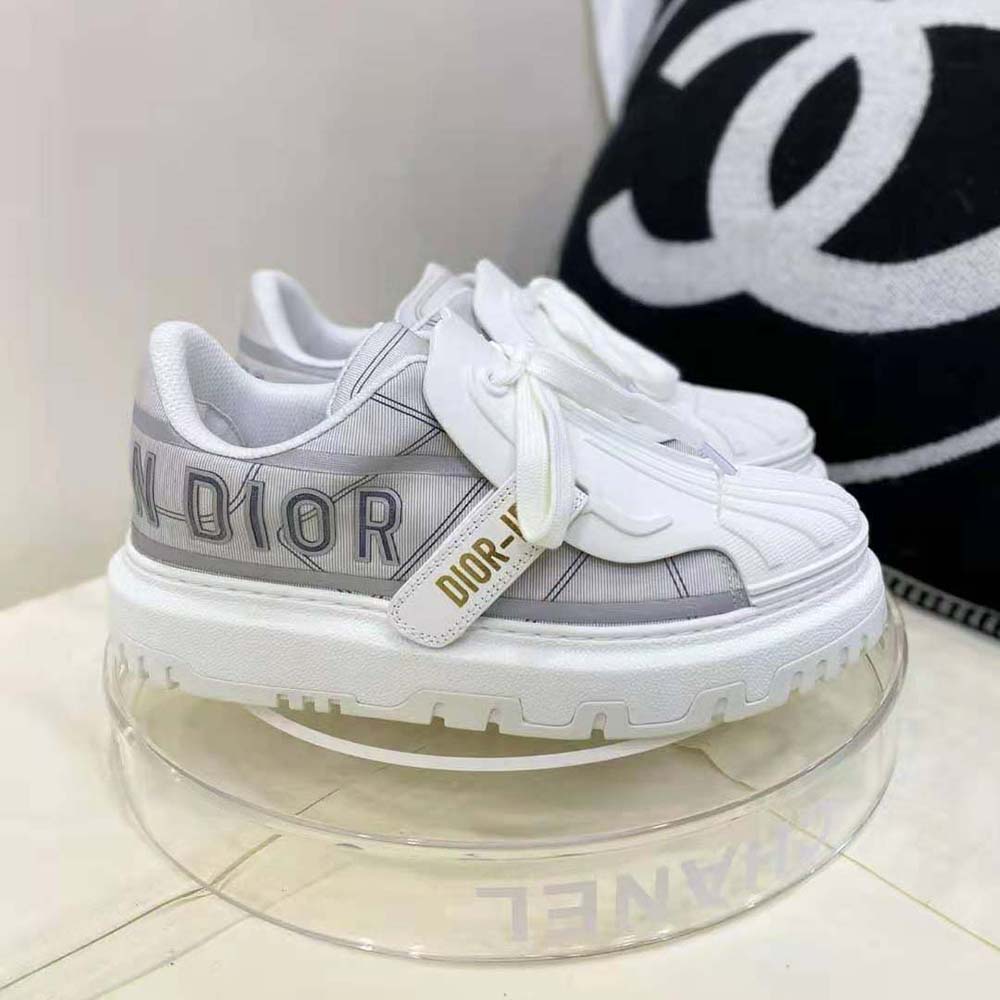 Dior Women Dior-id Sneaker Gray Reflective Technical Fabric - image 4