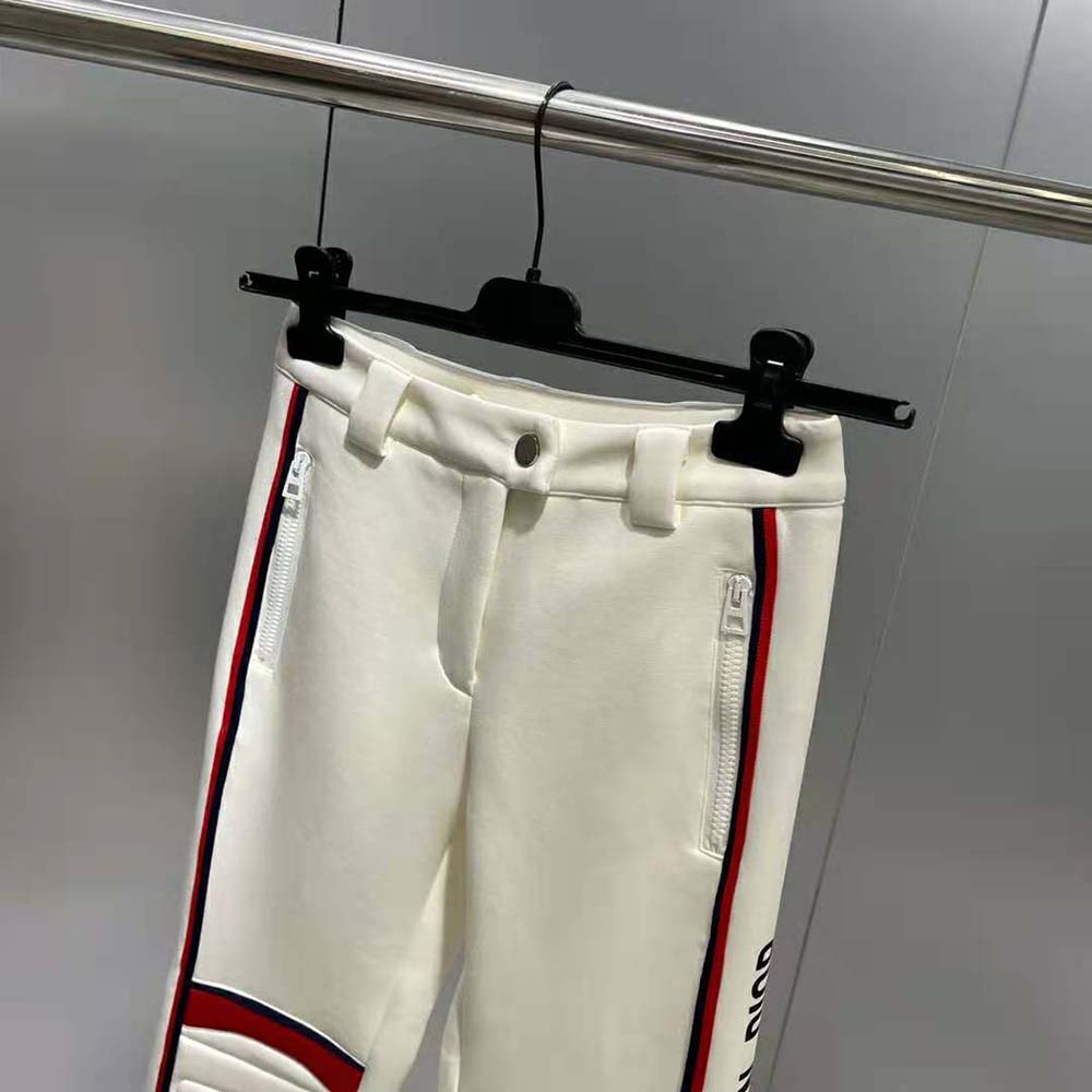 Dior Women Dioralps Flared Ski Pants White Technical Fabric - image 7