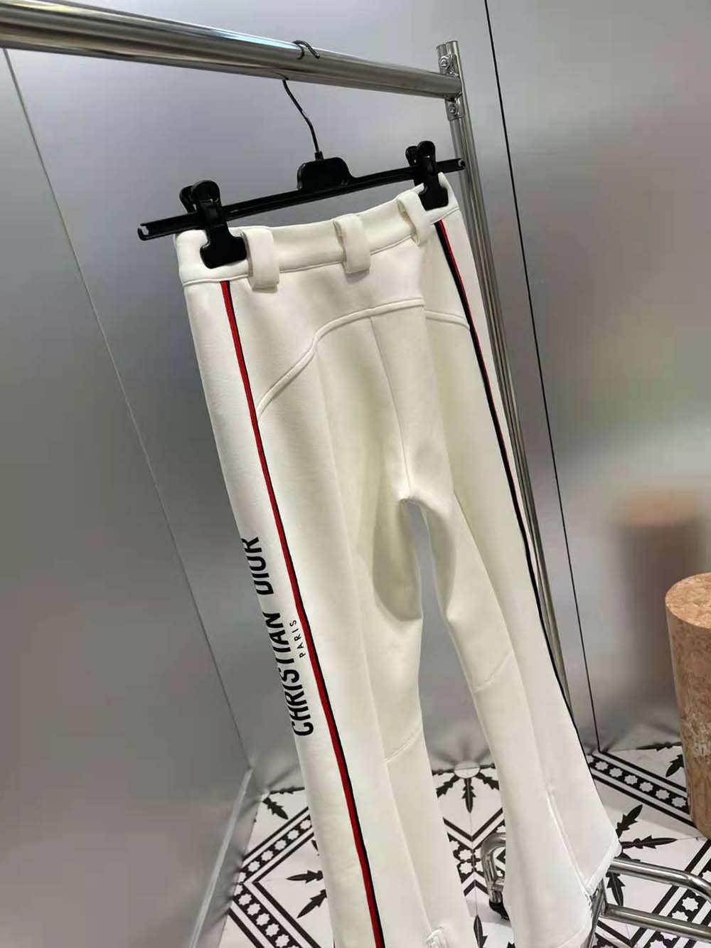 Dior Women Dioralps Flared Ski Pants White Technical Fabric - image 4