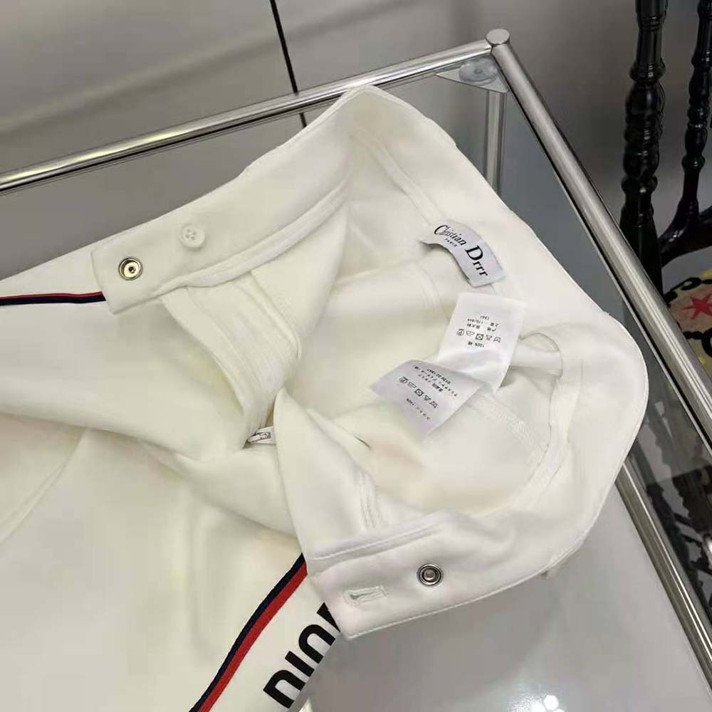 Dior Women Dioralps Flared Ski Pants White Technical Fabric - image 8