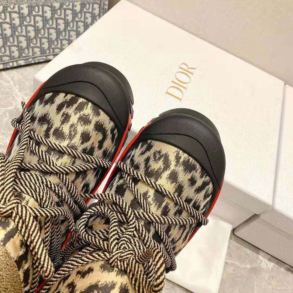 Dior Women Dioralps Snow Boot Beige Multicolor Mizza Shiny Nylon - image 9