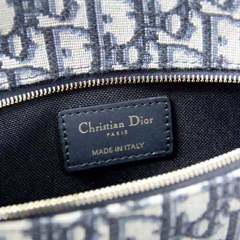 Dior Women Medium Diordouble Bag Blue Dior Oblique Jacquard - image 7
