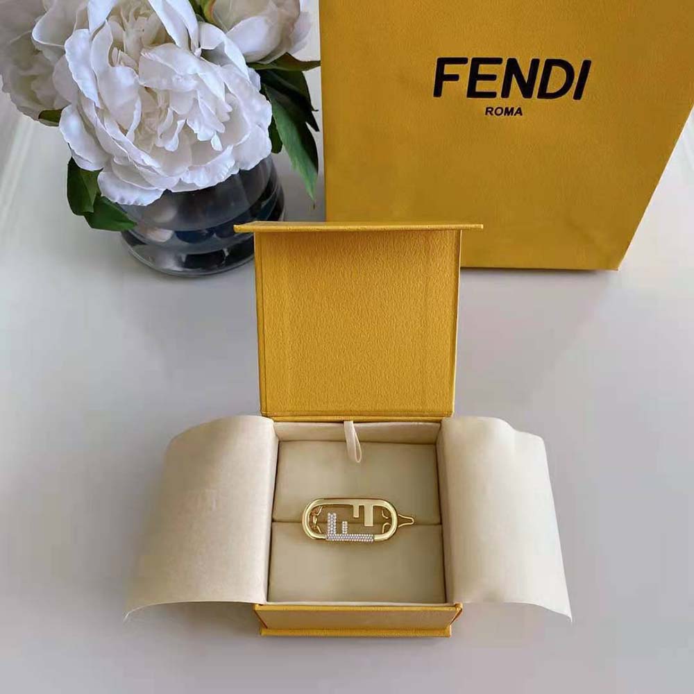 Fendi Women Hair Clip with Fendi O’Lock Motif - image 2