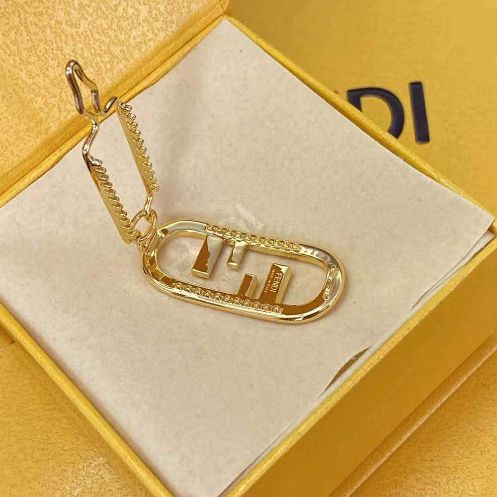 Fendi Women Hair Clip with Fendi O’Lock Motif - image 6