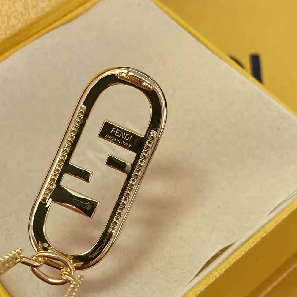 Fendi Women Hair Clip with Fendi O’Lock Motif - image 8