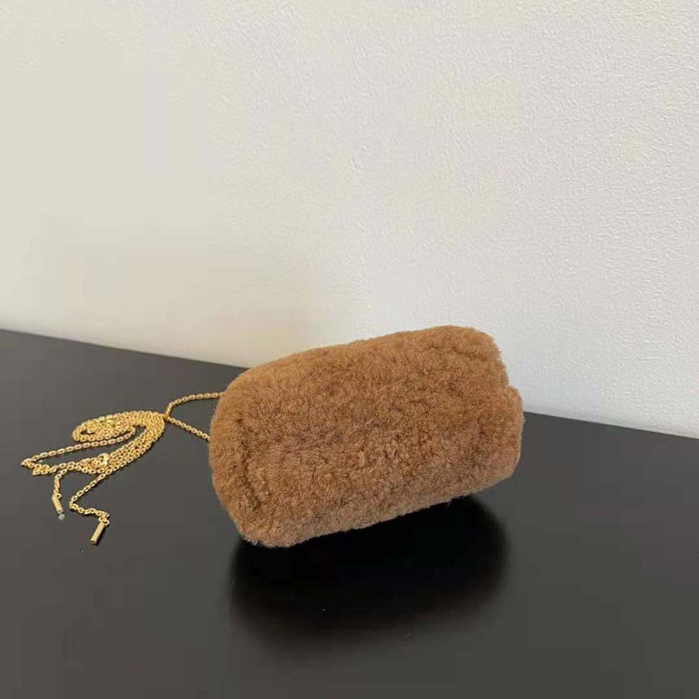 Fendi Women Nano Fendi First Beige Sheepskin Charm - image 4