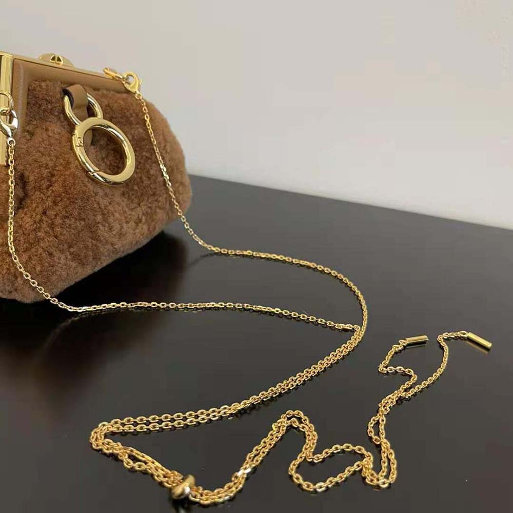 Fendi Women Nano Fendi First Beige Sheepskin Charm - image 9