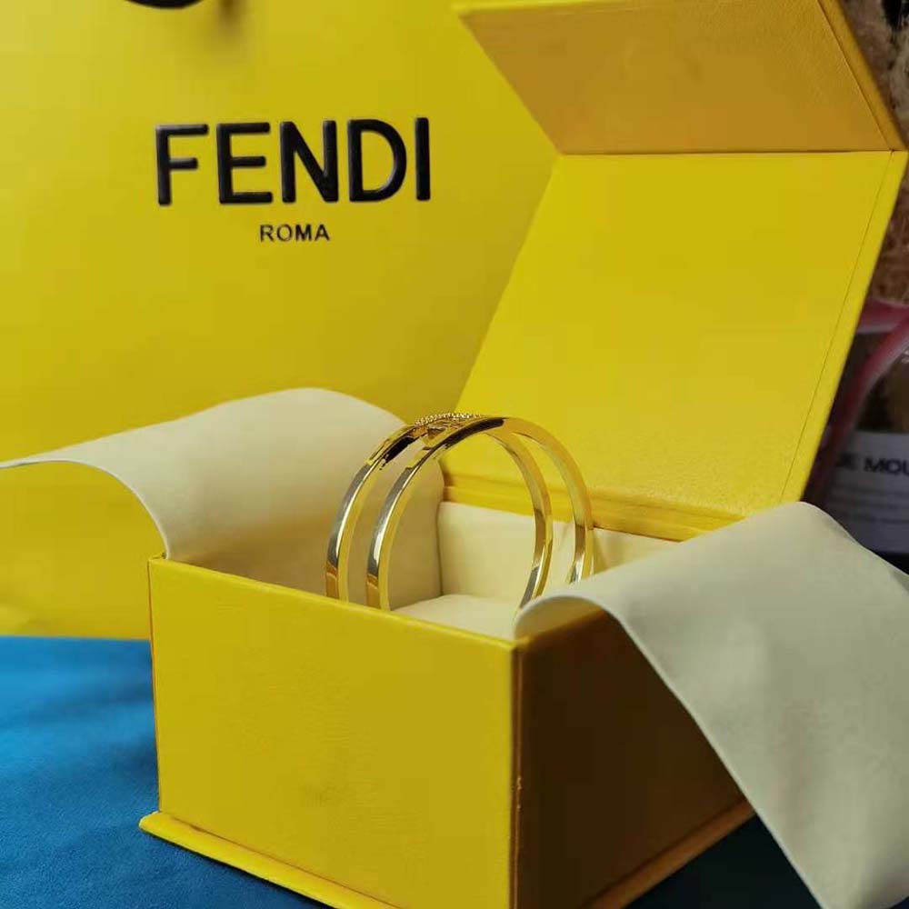 Fendi Women O’lock Bracelet with Gold-Colored Bracelet - image 6