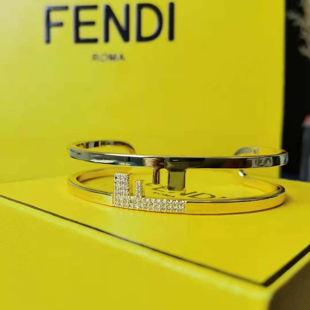 Fendi Women O’lock Bracelet with Gold-Colored Bracelet - image 8