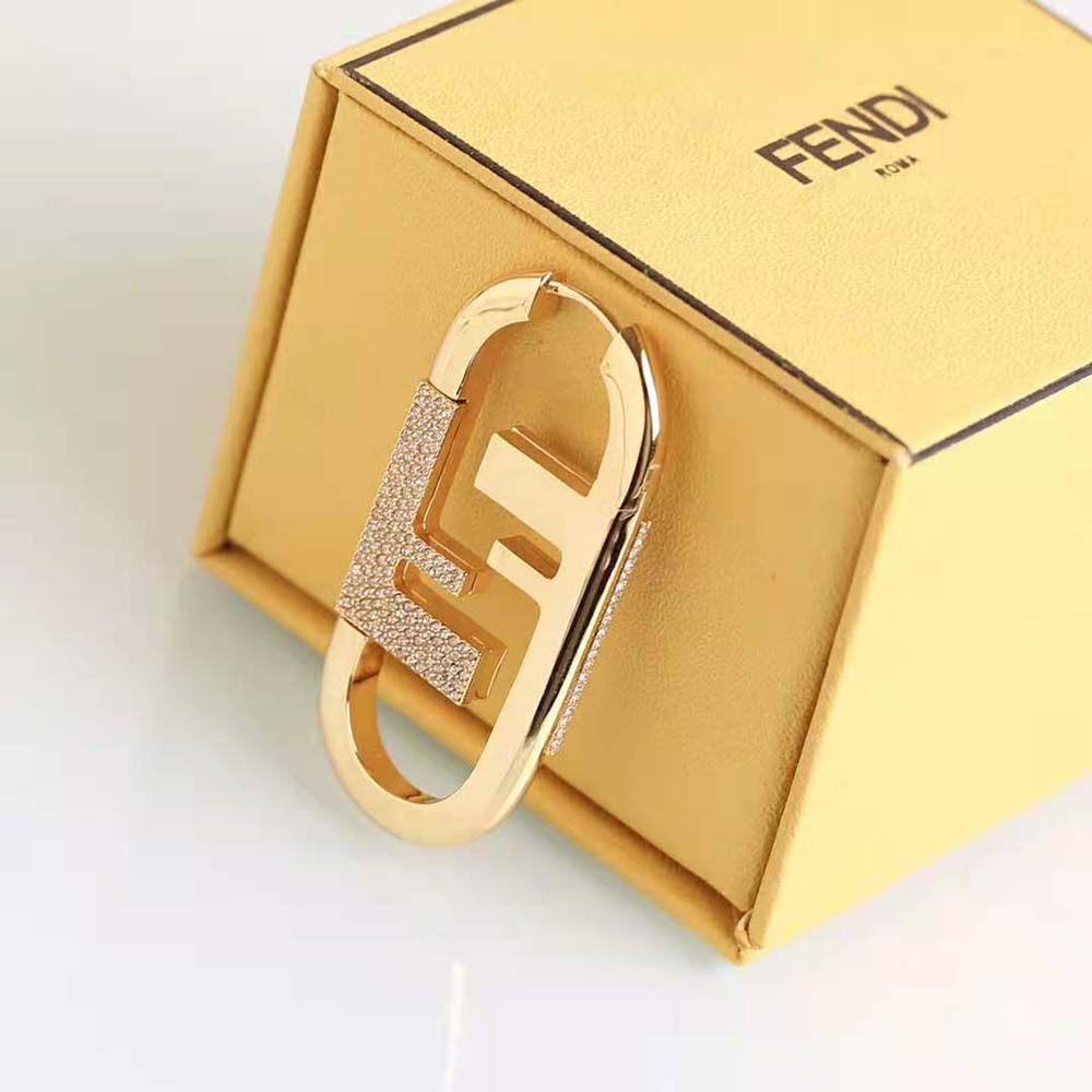 Fendi Women O’lock Single Earring with Gold-color Earrings - image 2