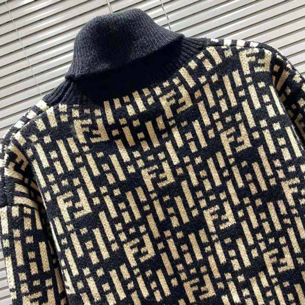 Fendi Women Regular-fit Sweater with High Collar - image 6