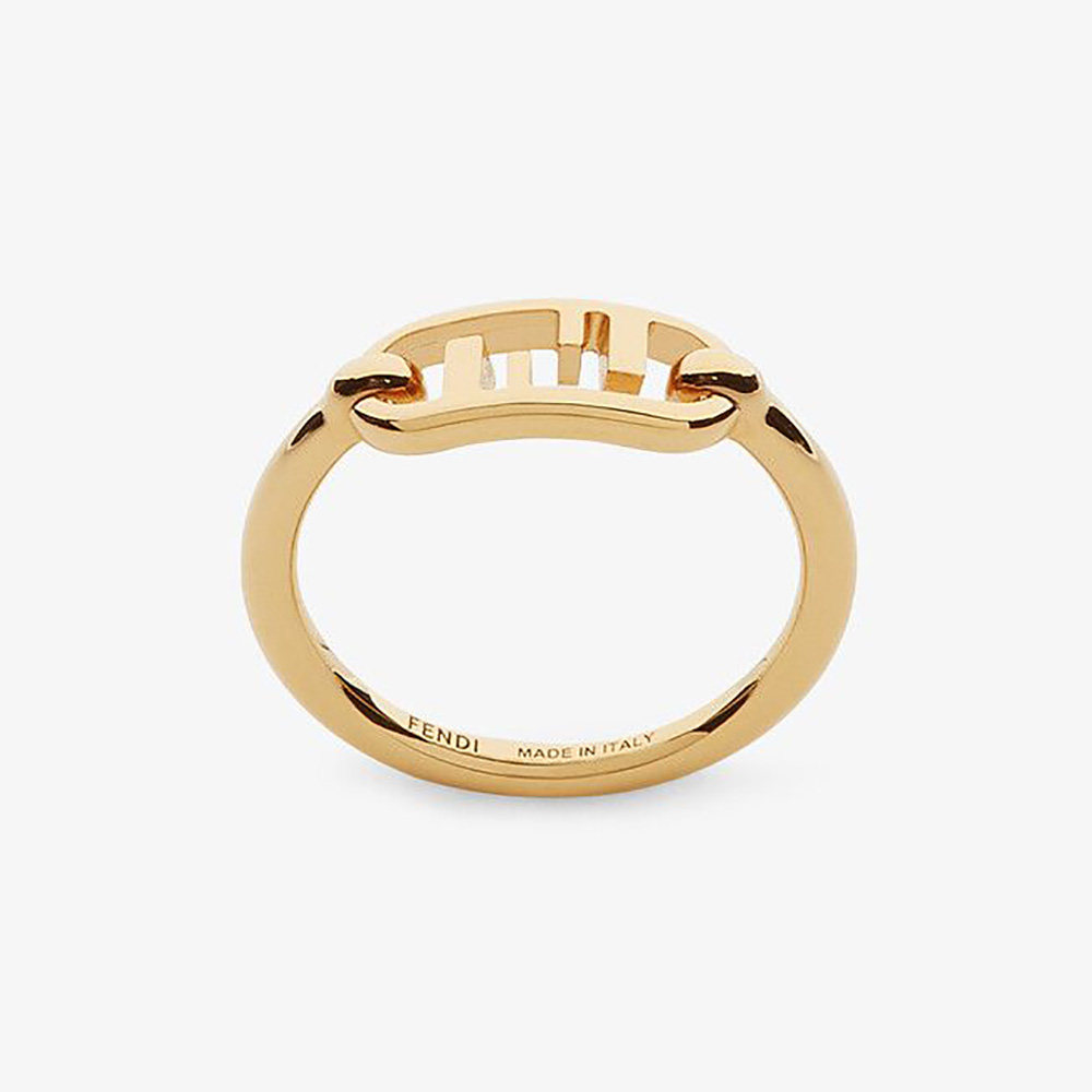 Fendi Women Thin Ring with Fendi O’Lock Motif - image 1
