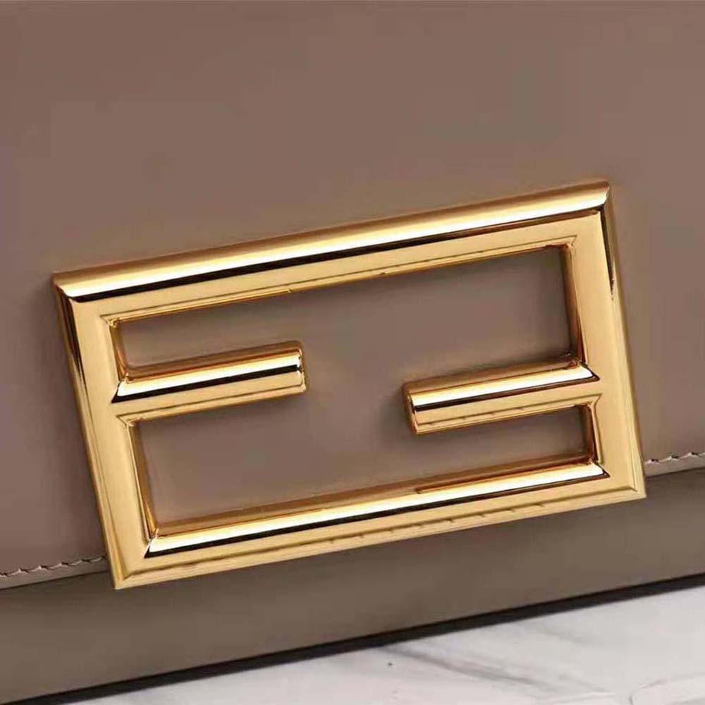 Fendi Women Wallet on Chain with Pouches Leather Mini-Bag-Brown - image 10