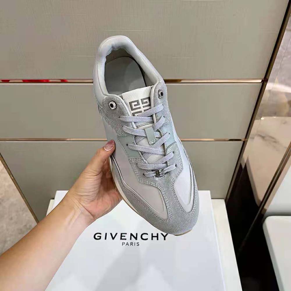 Givenchy Men Giv Runner Sneakers in Suede Leather and Nylon - image 6