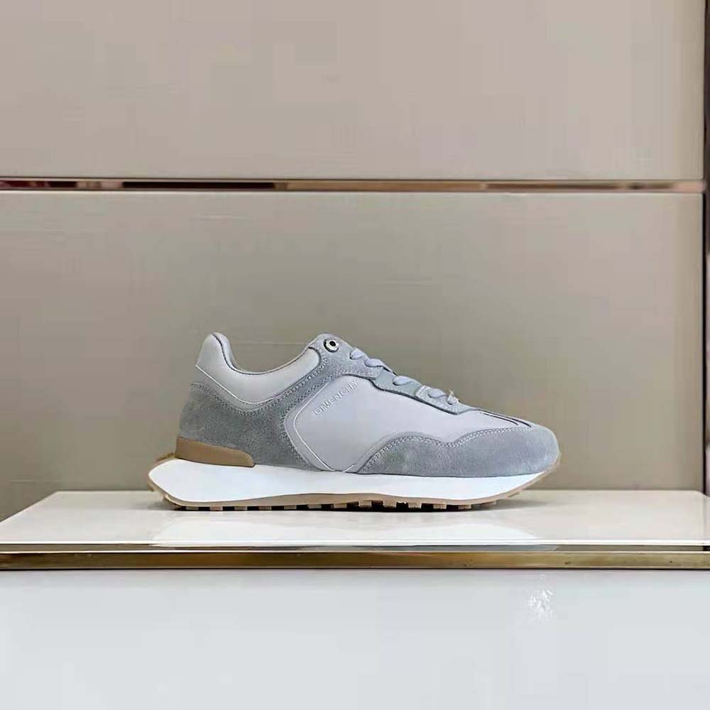 Givenchy Men Giv Runner Sneakers in Suede Leather and Nylon - image 5