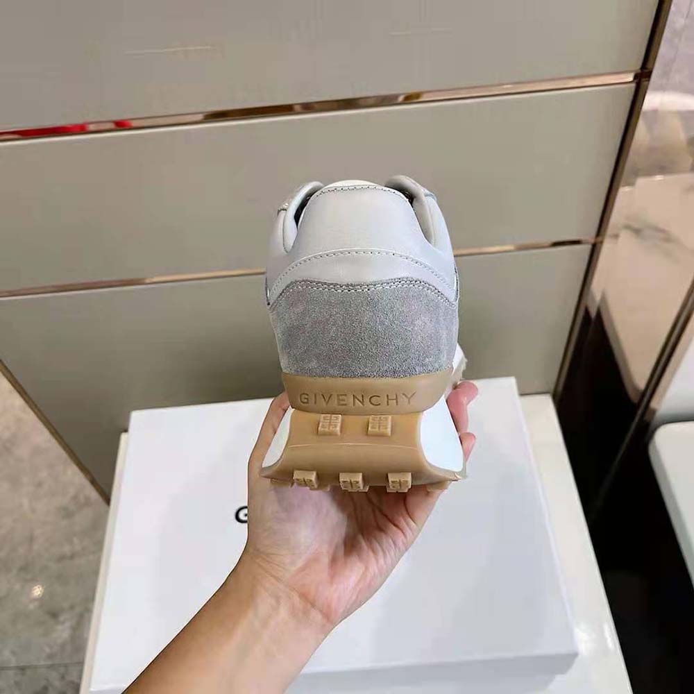 Givenchy Men Giv Runner Sneakers in Suede Leather and Nylon - image 9
