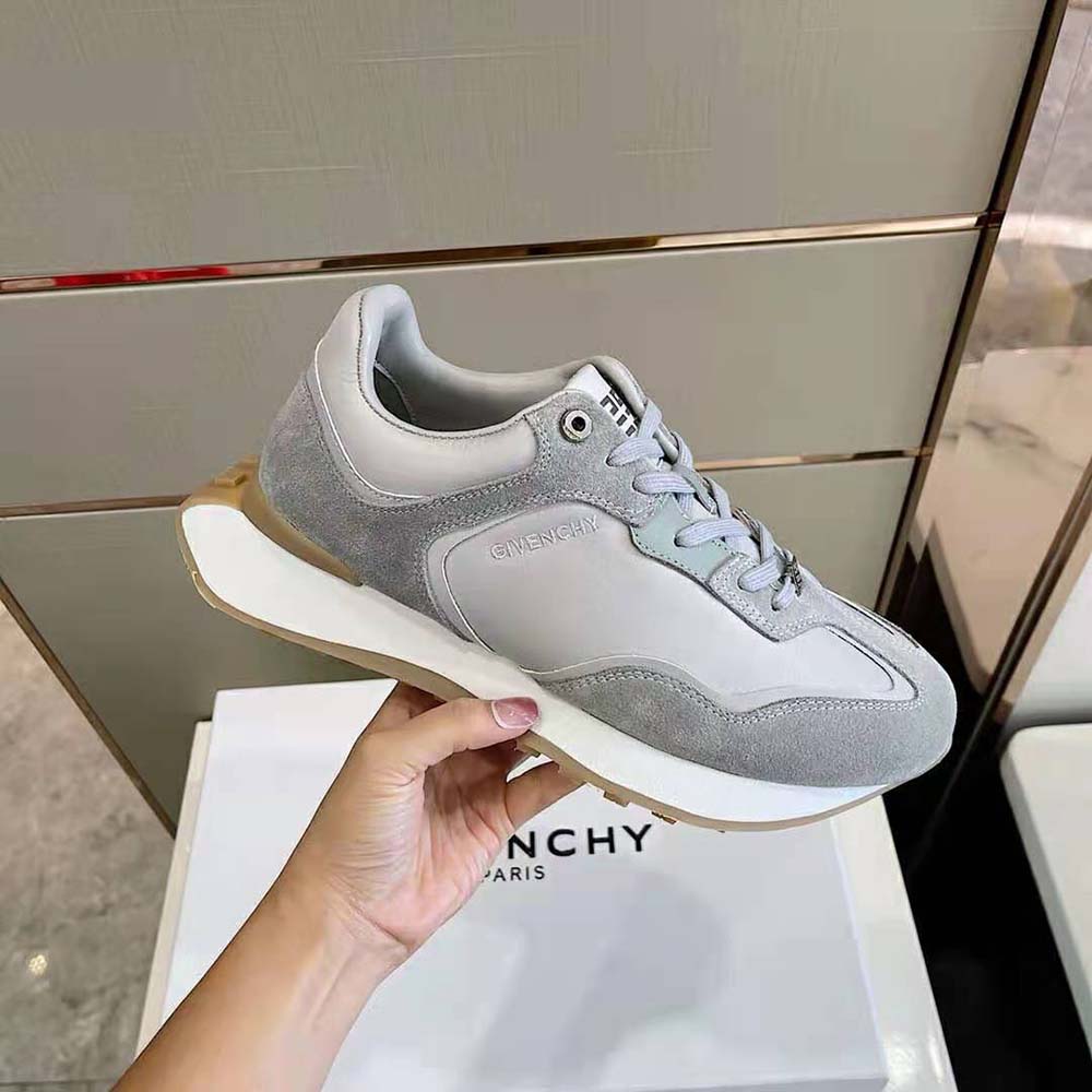 Givenchy Men Giv Runner Sneakers in Suede Leather and Nylon - image 7